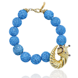 HELIX BLUE NECKLACE