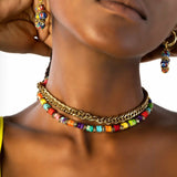 CAMİLLA HOWLITE CHAIN NECKLACE
