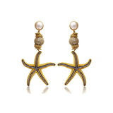 SEA STAR STONE EARRINGS