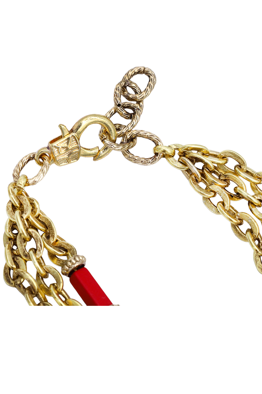 Evil Eye Gold Plated Steel Chain