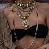 FIESTA ALTIN KAPLAMA CHOKER KOLYE