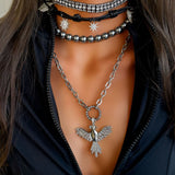 Silver Phoenix Necklace Combine