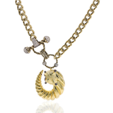 HELIX GOLD CHAIN NECKLACE