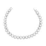 Jew Silver Plated Diamond Mount Waterway Bracelet