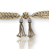 KAPLAN ALTIN KAPLAMA CHOKER KOLYE