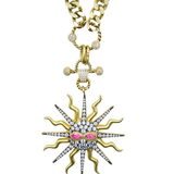 MASCHERA ALTIN KAPLAMA CHARM KOLYE