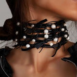 PELLIS DERİ CHOKER KOLYE
