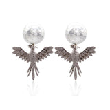 SILVER PHOENIX EARRINGS