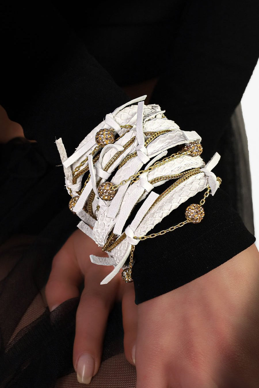ROGUE COIL SNAKESKIN BRACELET
