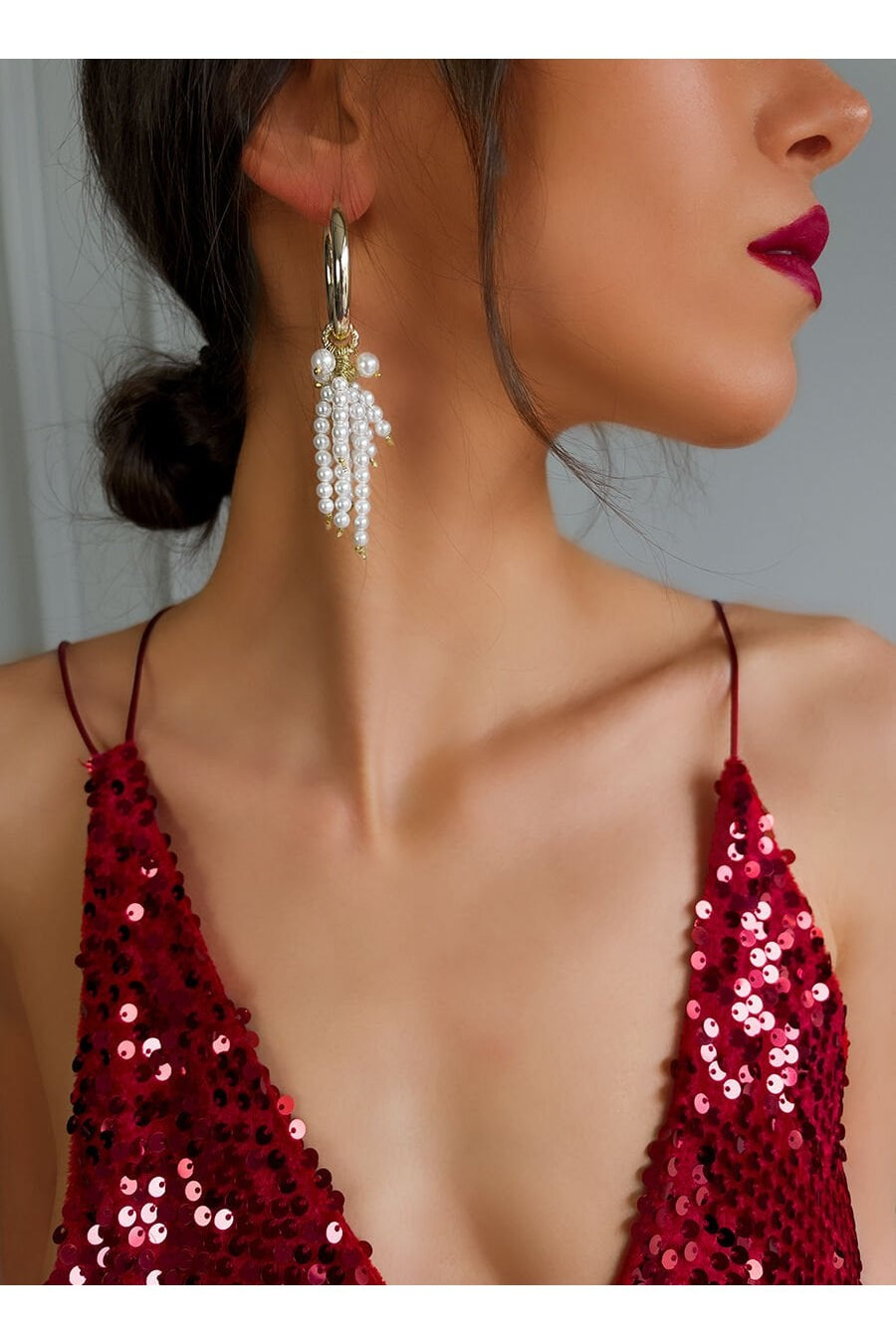 SALKIM 22K PEARL EARRINGS