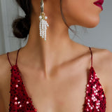 SALKIM PEARL DANGLE EARRINGS