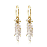 SALKIM PEARL DANGLE EARRINGS