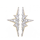 SIAURE CRYSTAL STUD EARRINGS