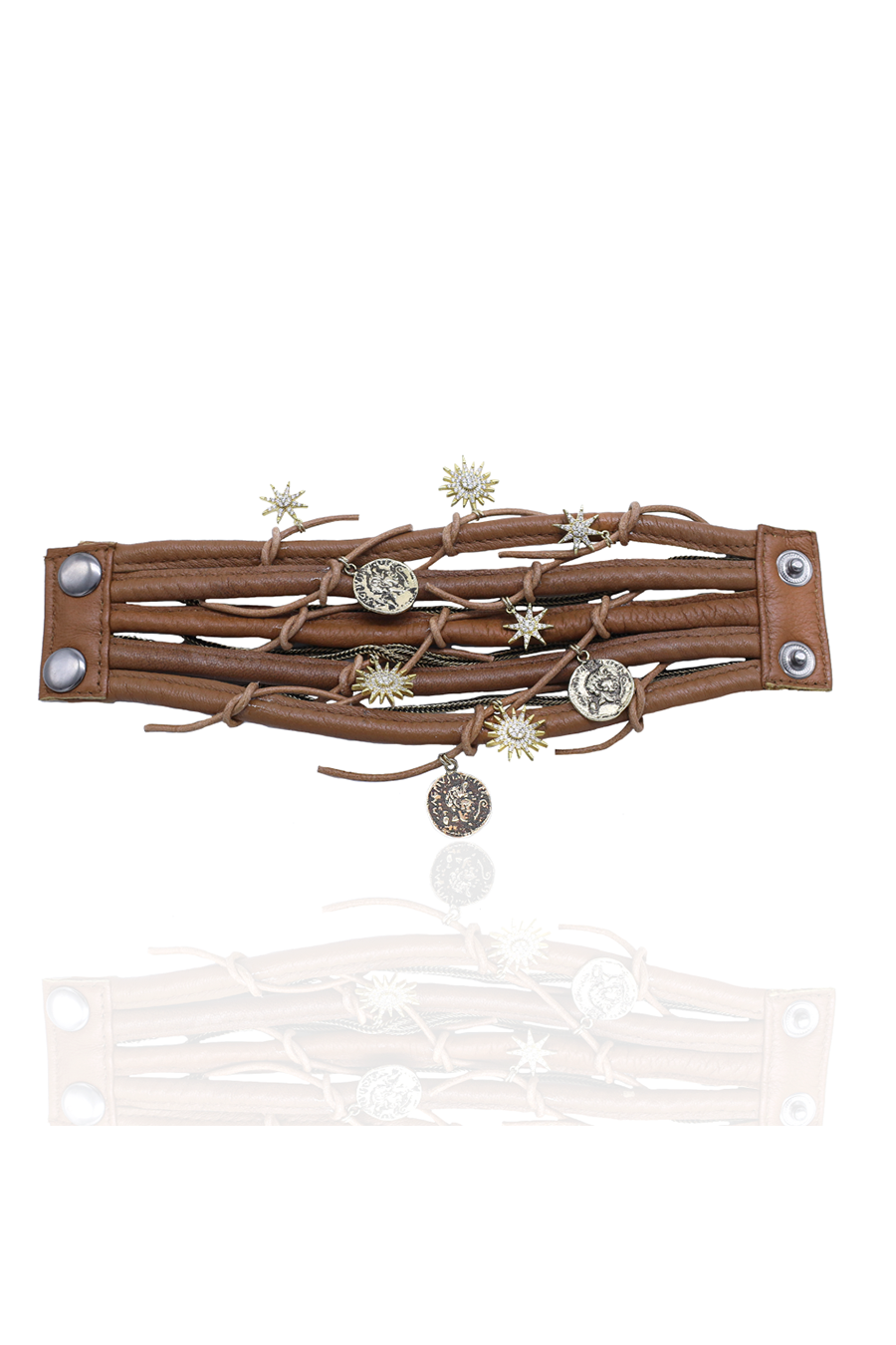 Tan Tan Color Leather Bracelet