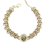 LEO ALTIN KAPLAMA CHOKER KOLYE