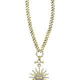 MASCHERA ALTIN KAPLAMA CHARM KOLYE