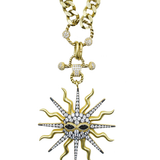 MASCHERA ALTIN KAPLAMA CHARM KOLYE