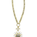 MASCHERA ALTIN KAPLAMA CHARM KOLYE
